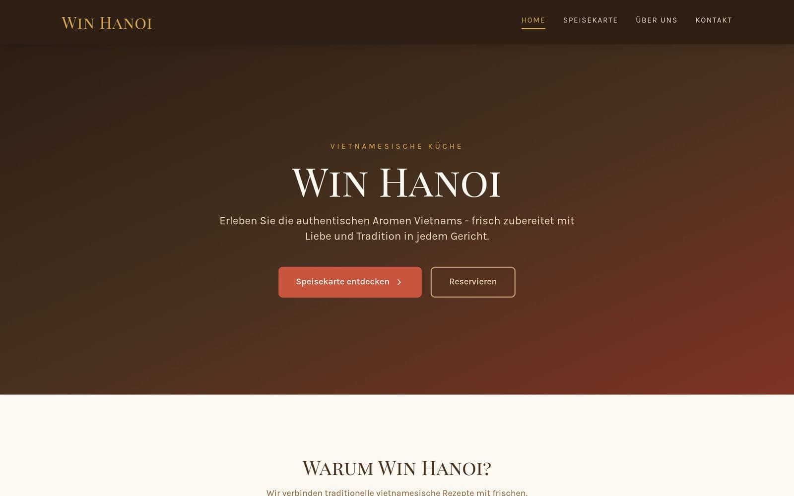 Win Hanoi — Authentische Aromen Vietnams.