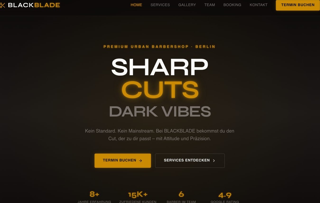BLACKBLADE — Premium Urban Barbershop. BLACKBLADE — Premium Urban Barbershop.