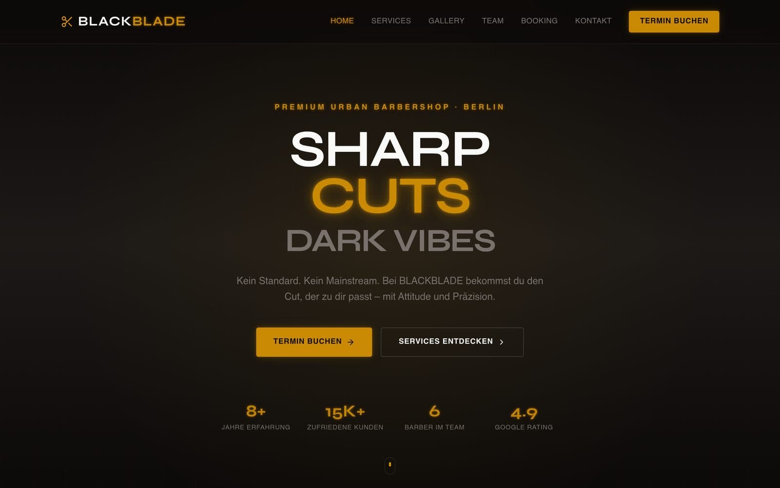 BLACKBLADE — Premium Urban Barbershop